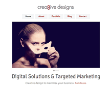 Tablet Screenshot of crea8ivedesigns.com
